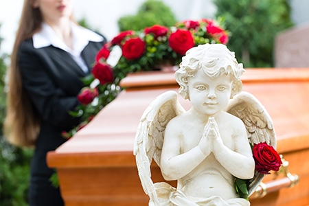 Angel Statue - Funeral Service in Holtze NT