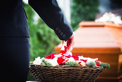 Basket of flower - Funeral Service in Holtze NT